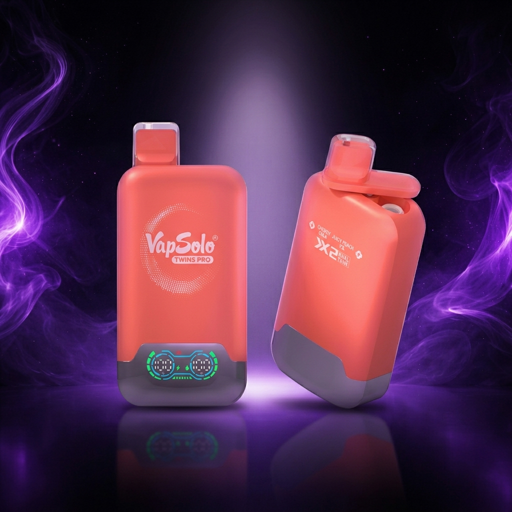 VapSolo Twins Pro 50K vaper desechable con muchas caladas, cigarrillos electrónicos 50000 caladas
