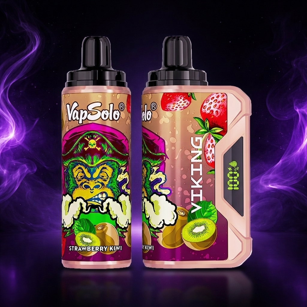 VapSolo Viking 12K vapers desechables, cigarrillos electrónicos con 12000 caladas y buen puff